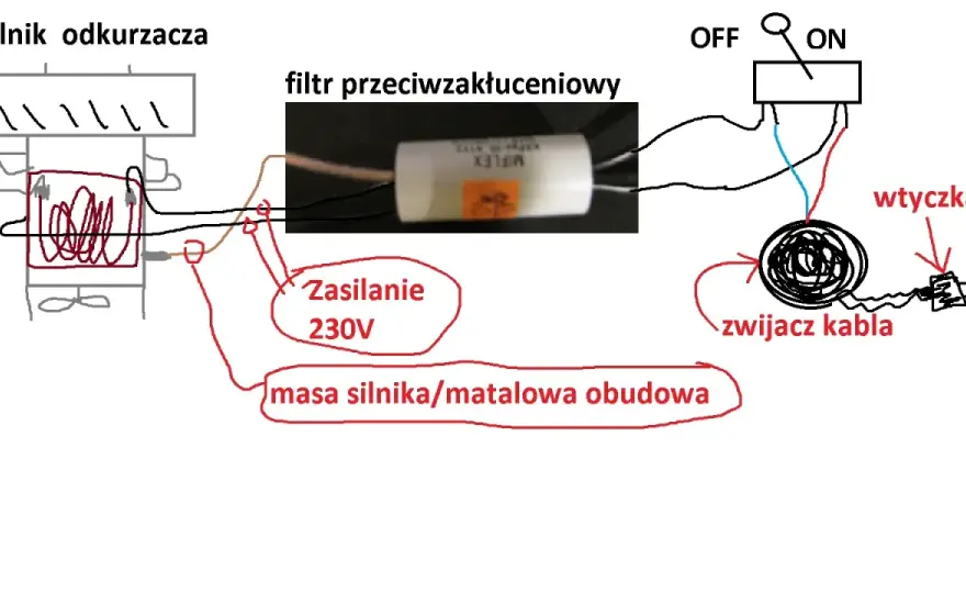 Jak bezpiecznie podłączyć silnik odkurzacza do 230V? Poradnik