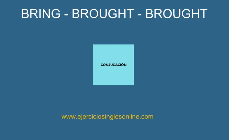 Bring en inglés - conjugación, usos y errores comunes