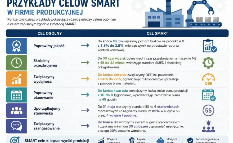 SMART w zarządzaniu - jak zamieniać ogólne cele w mierzalne plany