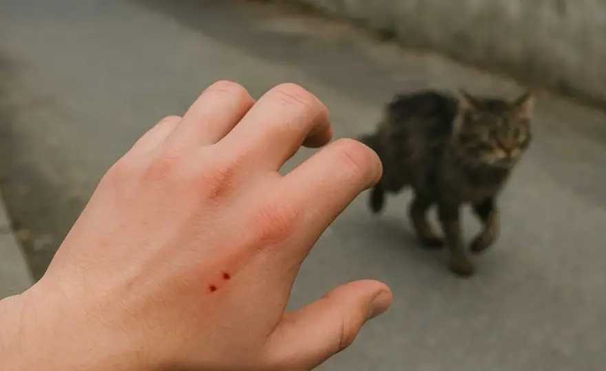 Mordedura de gato - ¿Qué hacer y cuándo ir al médico?