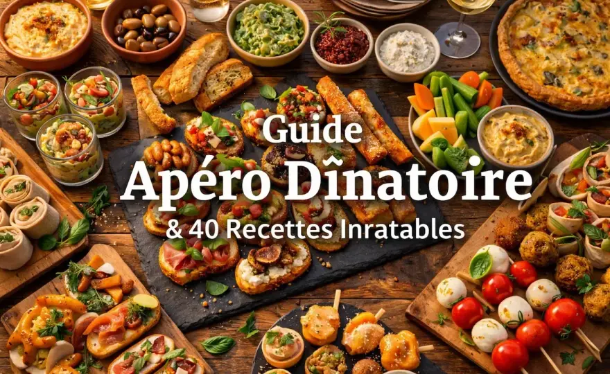 Apéritif dînatoire 8 personnes - Le guide sans stress