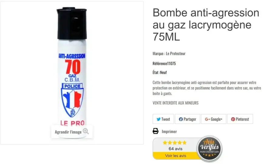 Gaz lacrymogène - Effets, loi et défense : tout comprendre