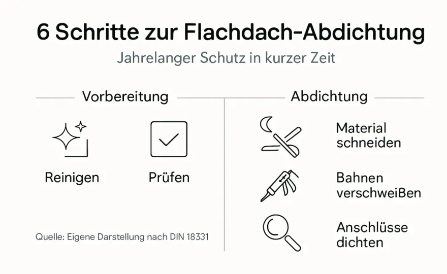 Flachdach Schraubpunkte abdichten – Der Schlüssel zur Dichtheit