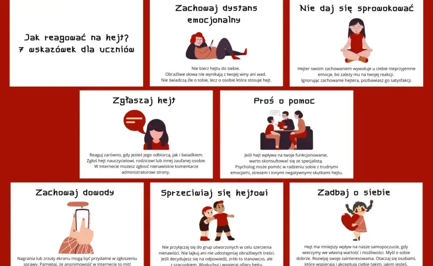 Hejt w internecie - jak reagować? Poradnik krok po kroku