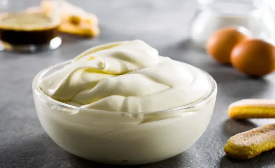 Crema al mascarpone con uova pastorizzate - dosi e procedimento