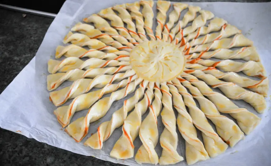 Tarte soleil apéritive - Le secret d'une pâte croustillante