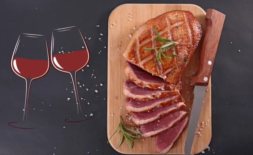 Magret de canard et vin blanc - L'accord parfait existe !