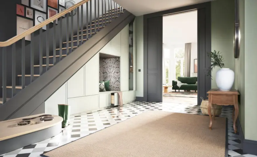 Stauraum unter offener Treppe - 5 geniale Ideen nutzen