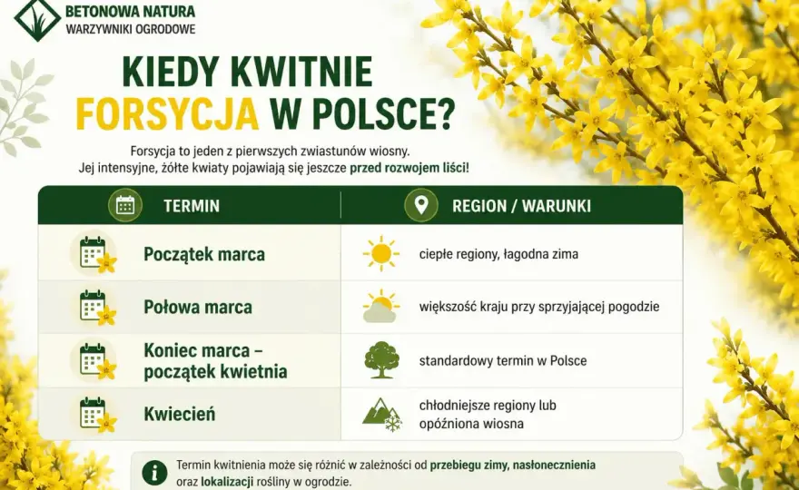 Forsycja - kiedy kwitnie? Uniknij błędów i ciesz się kwiatami!