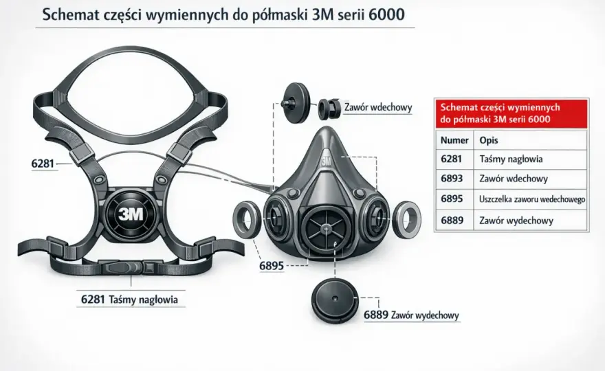 Półmaska 3M - Wybór, filtry, dopasowanie - Twoje bezpieczeństwo