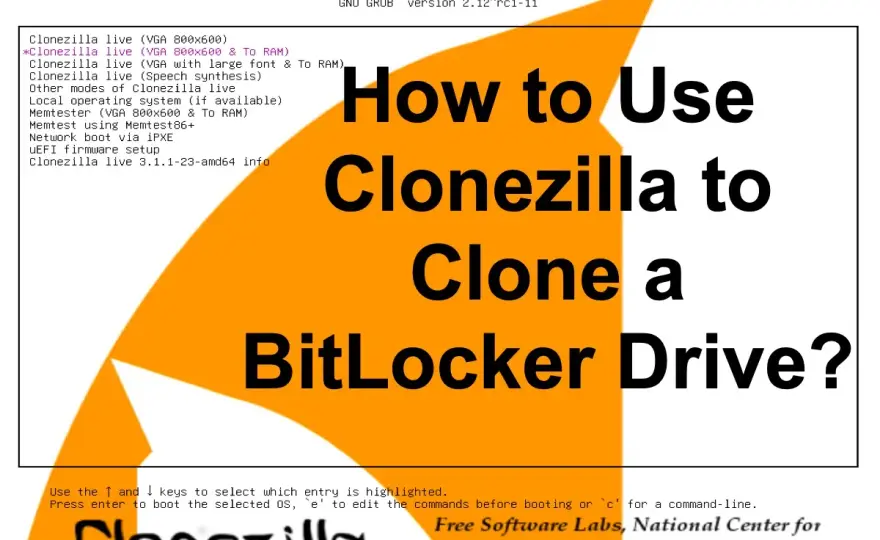Clonezilla & Windows 11 - Sicherung, UEFI, BitLocker meistern