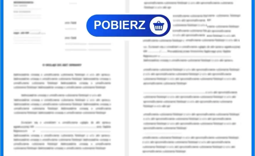 Wzór podania o staż w urzędzie miasta