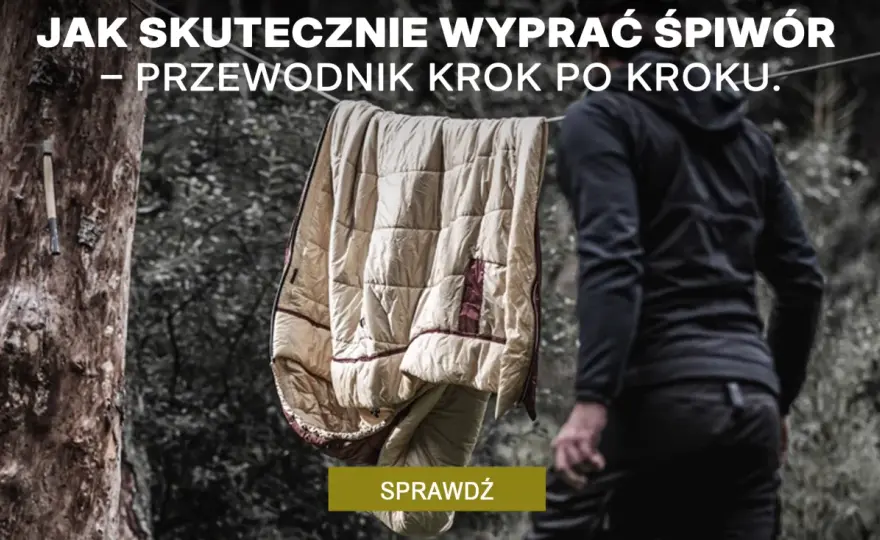 Jak prać śpiwór? Bezpieczne pranie i suszenie krok po kroku