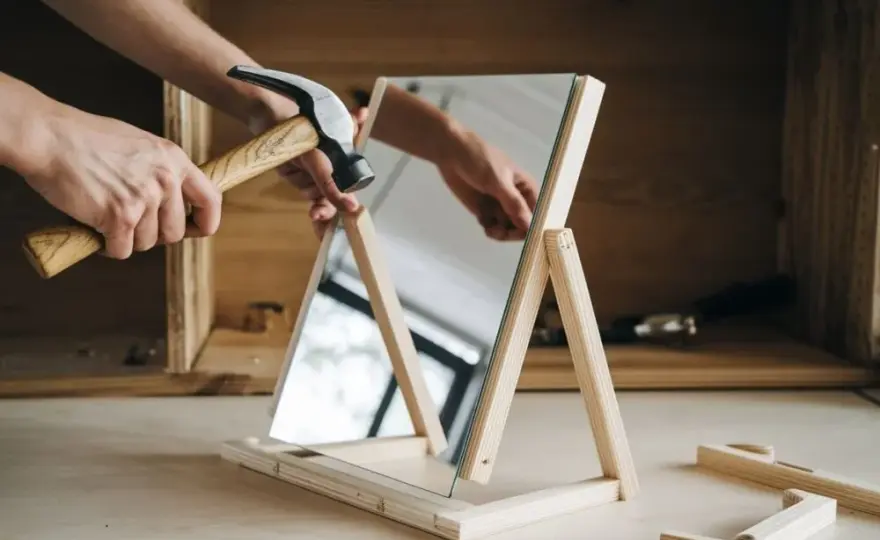 Jak zrobić stojak na lustro DIY? Oszczędź i stwórz idealny!
