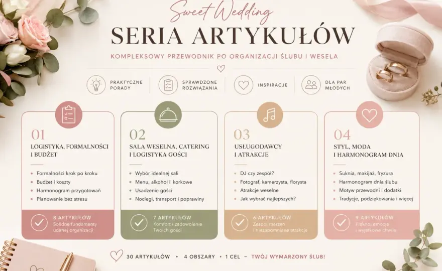 Przygotowania do ślubu krok po kroku - budżet i formalności
