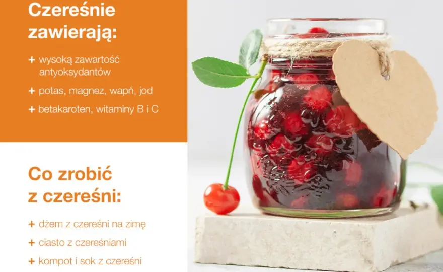 Czereśnie - Co zrobić, gdy masz ich za dużo? Przetwory i desery