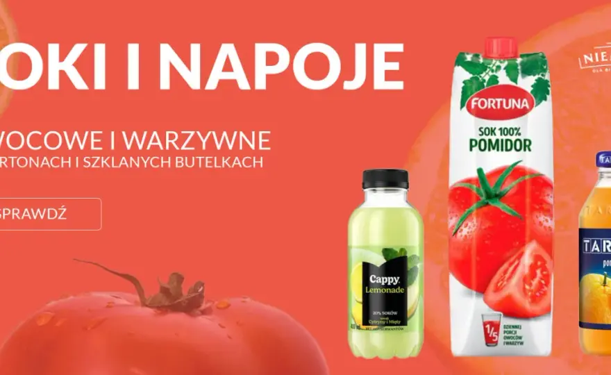Hurtownia napoi online - najlepsze oferty na zakupy hurtowe w sieci