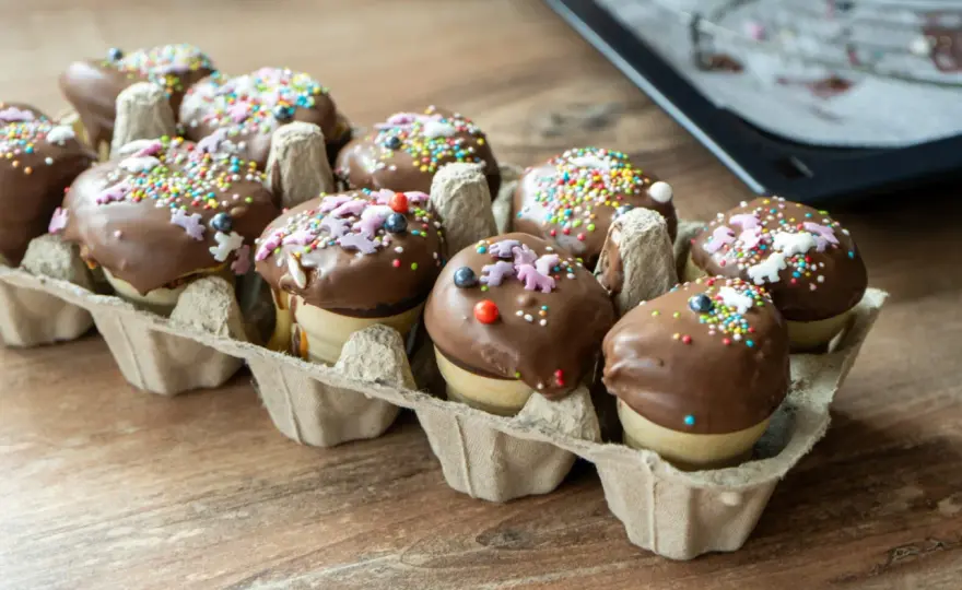 Mini-Kuchen im Waffelbecher - So gelingen sie garantiert perfekt
