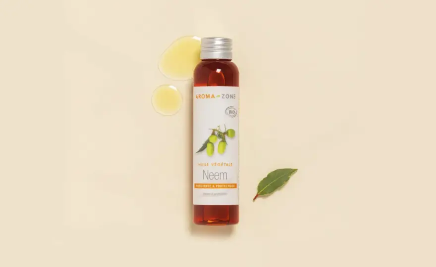 Huile de neem pour la peau et les cheveux, bienfaits et précautions