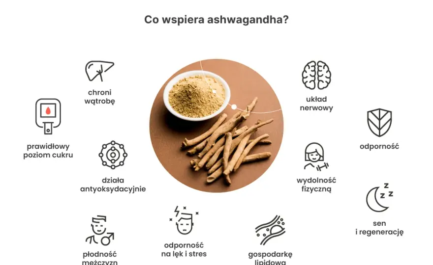 Ashwagandha na noc - czy to dobry pomysł? Sprawdź!