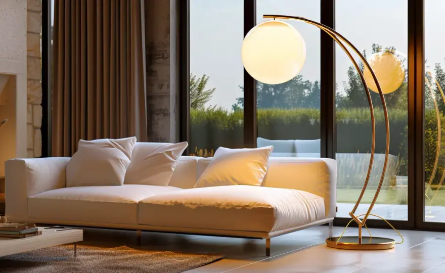 Piękna lampa do salonu: Jak wybrać najpiękniejszą lampę stojącą?