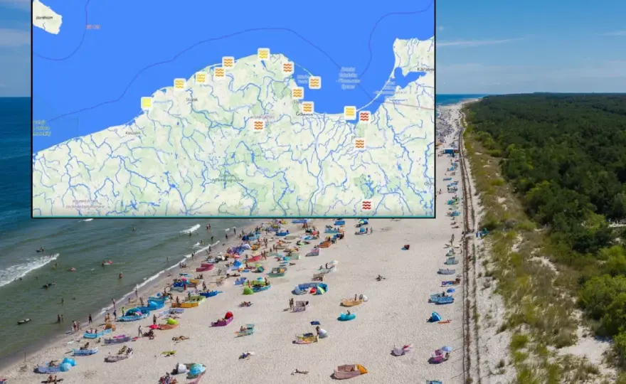 Temperatura wody w Bałtyku - Gdzie jest najcieplej?