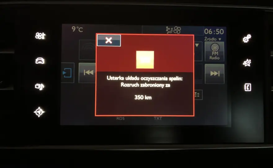 Błąd układu oczyszczania spalin - Co to znaczy i jak naprawić?