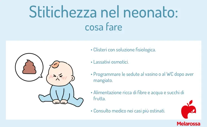 Stipsi nel neonato o dischezia? Come distinguerle