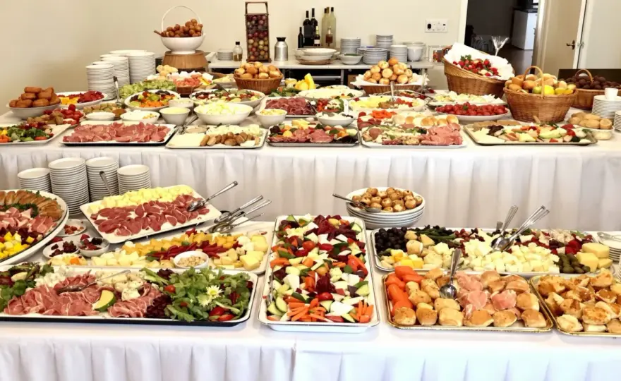 Buffet froid 60 personnes - Les quantités exactes pour un succès !