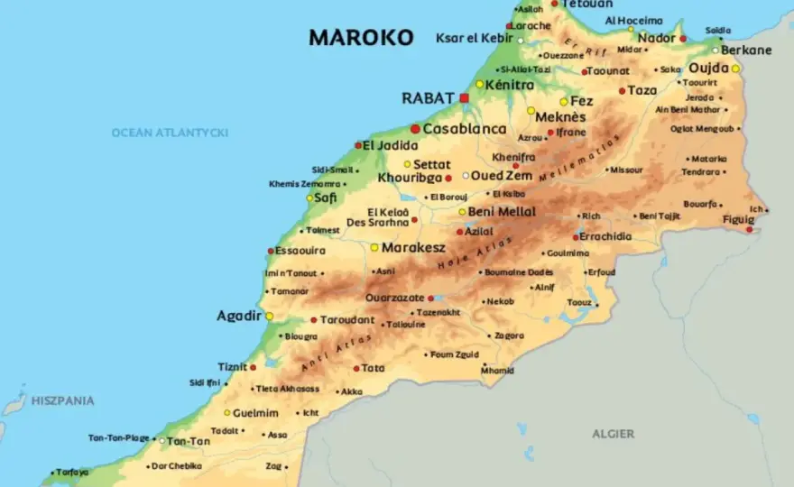 Z kim graniczy Maroko? Algieria, Hiszpania i... Mauretania?