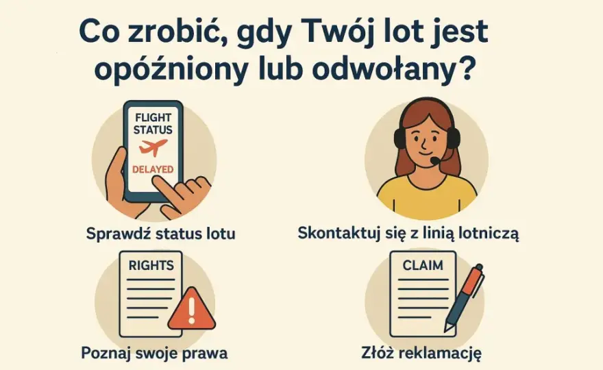 Odwołany lot? Co robić, by odzyskać pieniądze i odszkodowanie