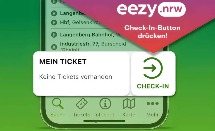 eezy.nrw Probleme? So löst du Check-in, Preis & App-Fehler!