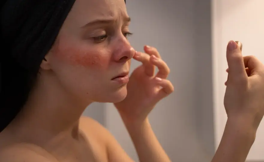 Rodnade kinder - orsaker, rosacea och när du bör söka vård