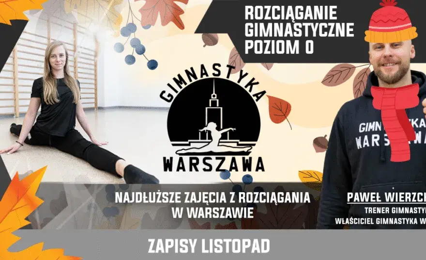 Zajęcia z gimnastyki dla dorosłych w Warszawie - popraw swoją kondycję