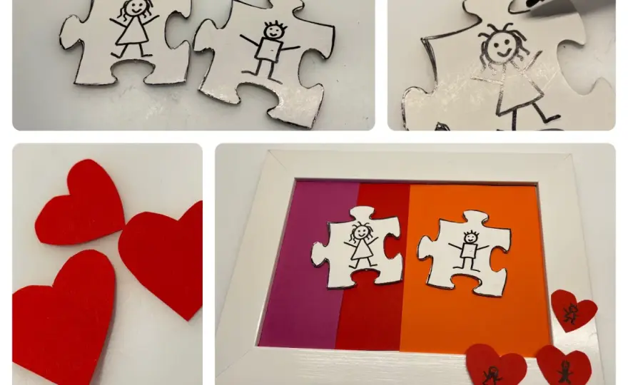 Puzzle basteln - Anleitung für Kinder & jedes Alter