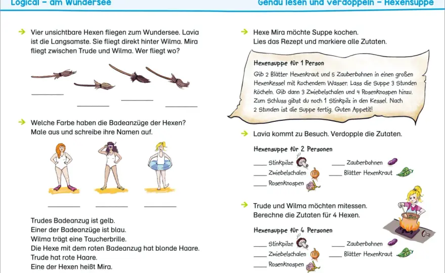 Knobelaufgaben 1. Klasse - So förderst du echtes Denken