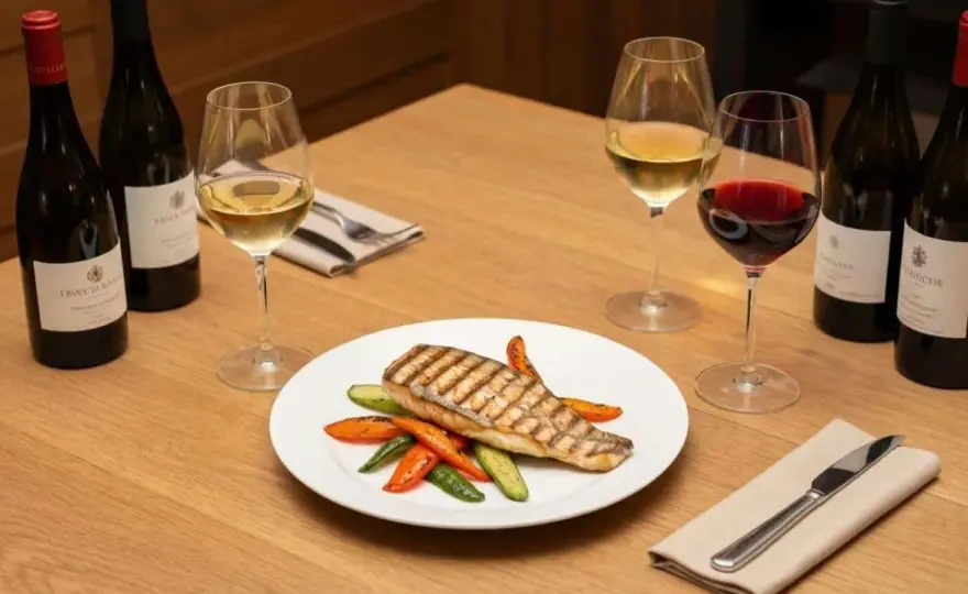 Vin rouge et bar - L'accord inattendu qui fonctionne?
