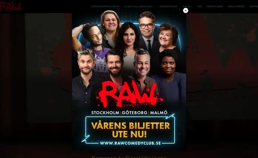 Standup som scenkonst - live, special och rätt kväll i Sverige