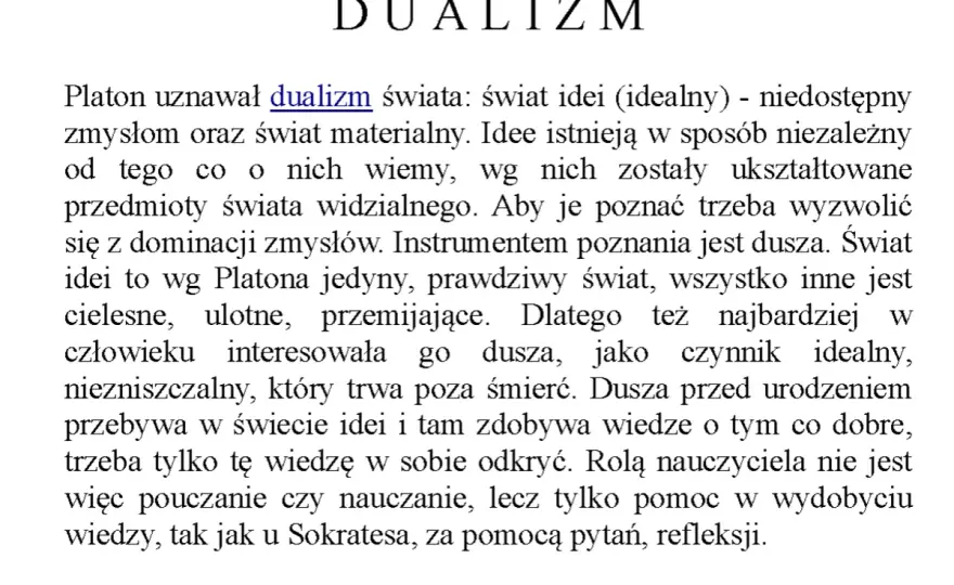 Dualizm filozoficzny - Klucz do zrozumienia świata i tekstów