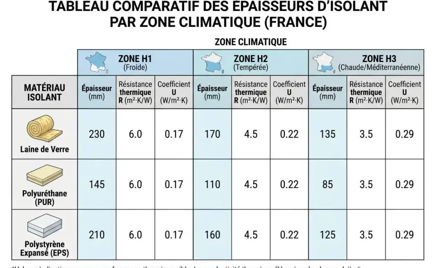 Coefficient K - Comprendre l'isolation thermique du mur