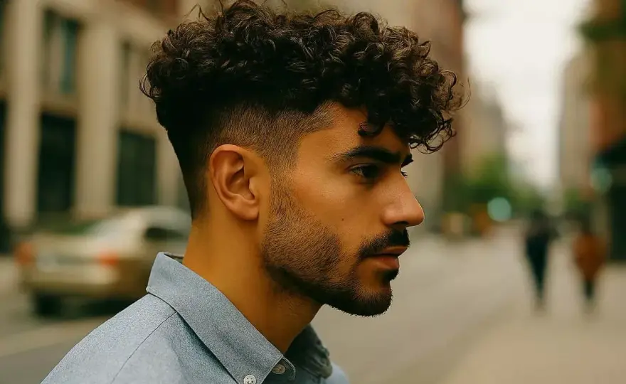 Coupe courte homme cheveux bouclés - styles et entretien