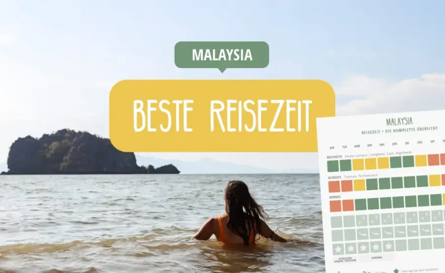 Beste Reisezeit für Malaysia - wann welche Region passt