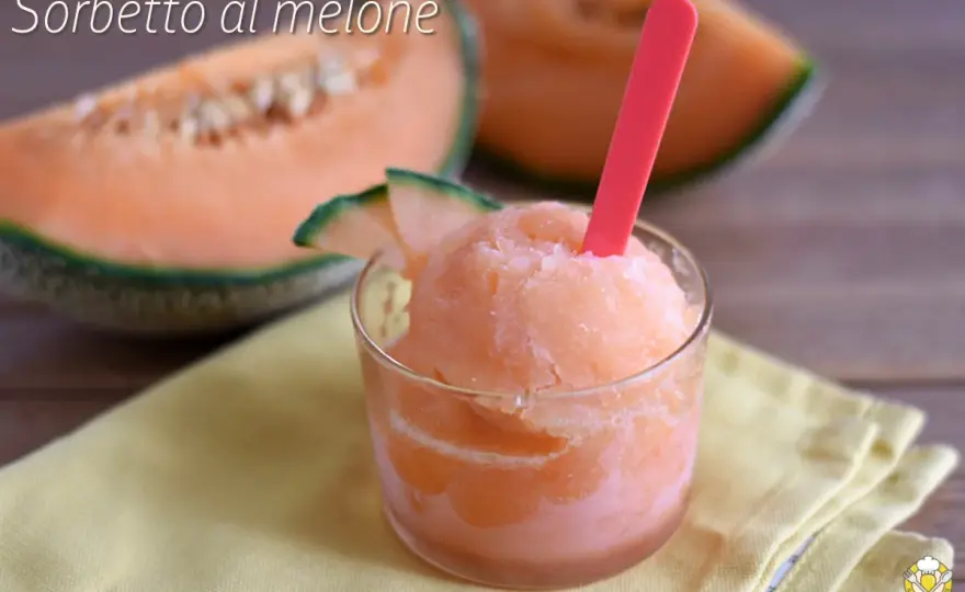 Sorbetto al melone cremoso anche senza gelatiera
