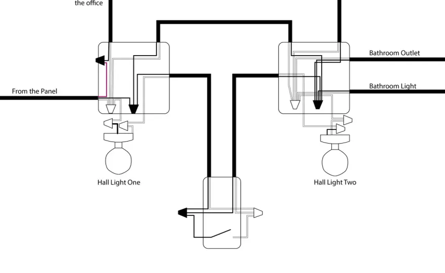 Podłączenie dwóch lamp do podwójnego włącznika - schemat i porady