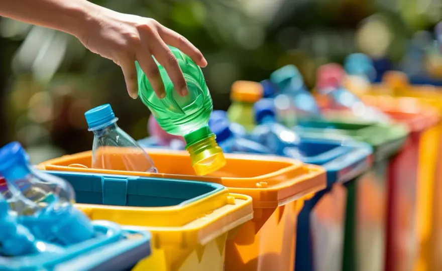 Segregacja plastiku i tworzy sztucznych: zasady, kolory pojemników