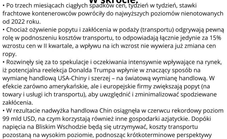 Koszty frachtu - Co wpływa na cenę i jak unikać ukrytych dopłat?