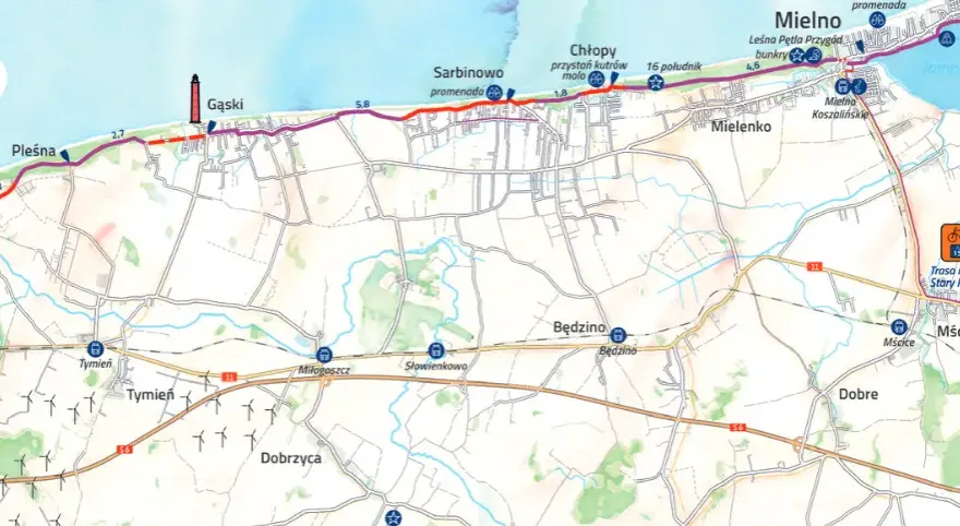 Ile km do Mielna? Sprawdź najkrótsze trasy i odległości z miast