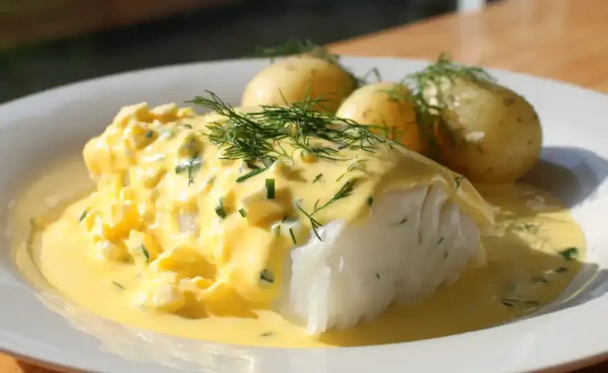 Torsk med citronsås - så får du fisken saftig och såsen rund