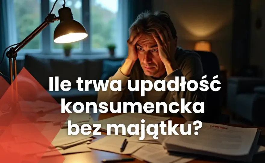 Upadłość konsumencka bez majątku: Oddłuż się w 6-12 miesięcy!