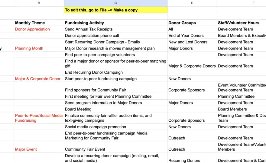 Fundraiser Calendar - Organize & Boost Nonprofit Giving Now!
